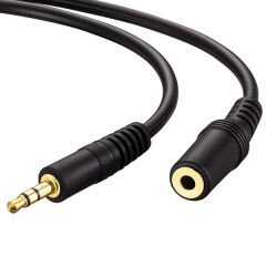 3.5 MM STEREO ERKEK/DİŞİ 10 METRE GOLD AUX UZATMA KABLO (4944)