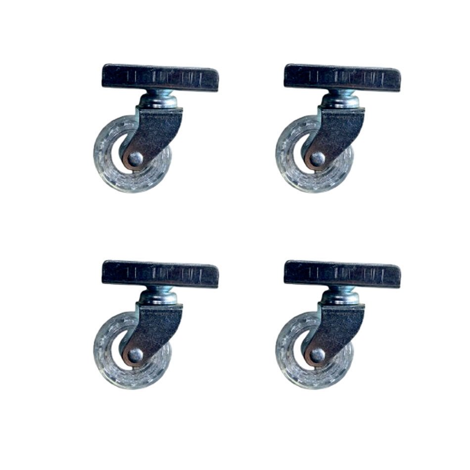 Furç Uzun-Sunta Bilyalı Teker - 20x50 - Şeffaf - 18MM HKS189 - 4 Adet