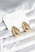 Damla Gold Renk Zirkon Taşlı Kadın Küpe - TJ-BKP11309