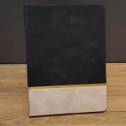 Siyah Çizgili Deri Defter