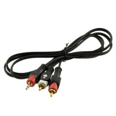 2 RCA ERKEK + 3.5 MM STEREO ERKEK 1.5 METRE 1.KALİTE KABLO (4944)