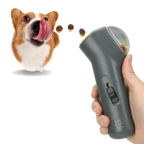 Kedi ve Köpekler İçin Hazneli Mama Fırlatma Oyuncağı Yem Atıcı Aparat (4944)