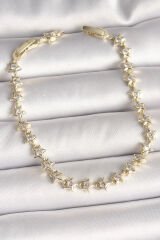 Pirinç Gold Renk Zirkon Taşlı Yıldız Model VIP Seri Kadın Bileklik - TJ-BB6880