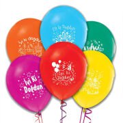 12 Inc 100 Adet İyiki Doğdun Yazılı Balon