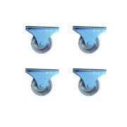 Furç Sabit Teker - 32MM - Şeffaf HKS236 - 4 Adet