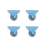 Furç Sabit Teker - 38MM - Şeffaf HKS237 - 4 Adet