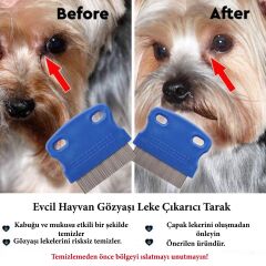 Evcil Hayvan Kedi Köpek Pire Tarağı ve Köpek Gözyaşı Lekesi Tarağı (4944)