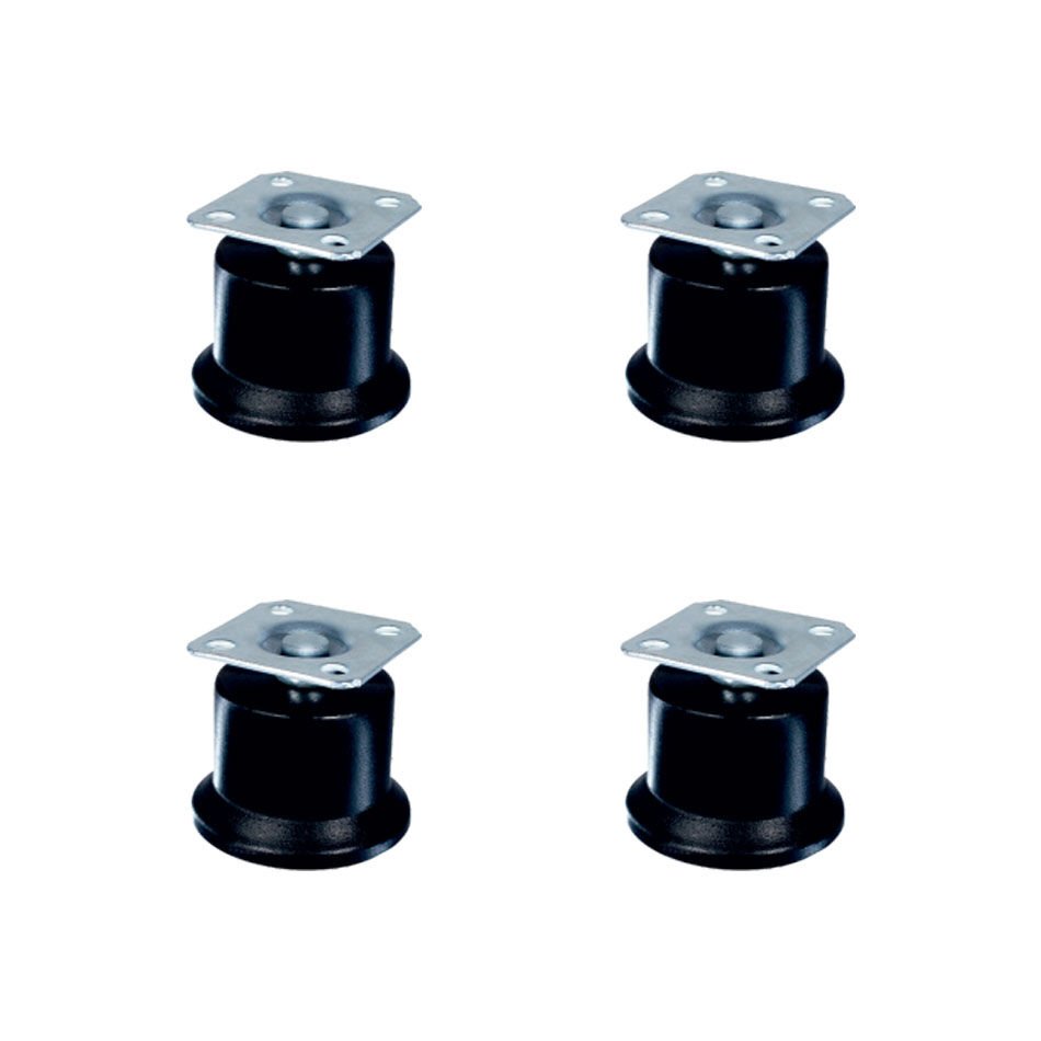 Bekleme Bingo Ayak Tablalı - 50MM - Siyah HKS280 - 4 Adet