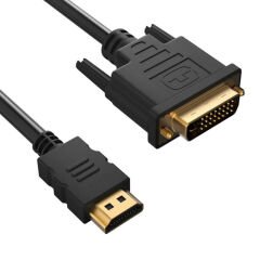 HDMI DVI KABLO 5 METRE DVI 24+1 MALE TO HDMI 19P MALE (4944)