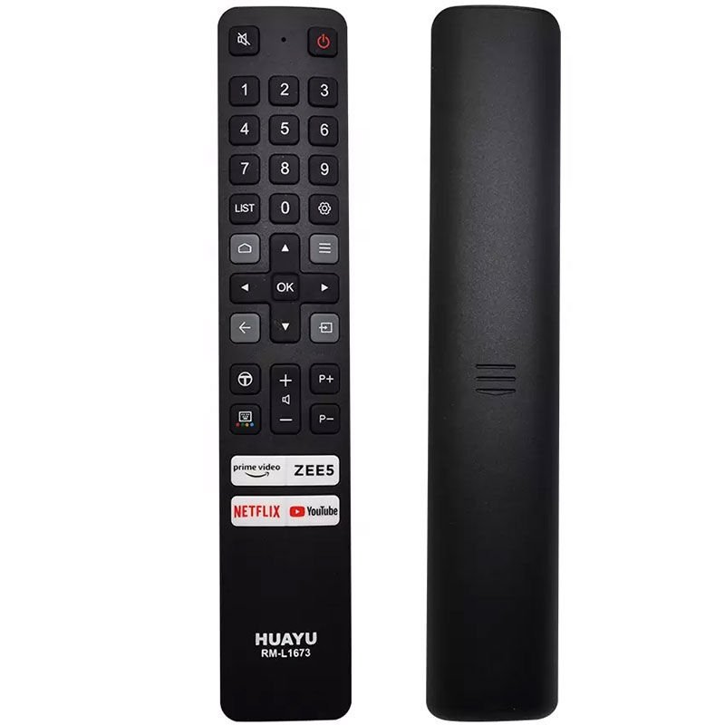 HUAYU KL RM-L1673 NETFLIX-PRIME VIDEO-ZEE5-YOUTUBE TUŞLU TCL LCD-LED TV KUMANDASI (4944)