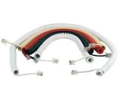 TELEFON SPİRAL KABLO BEYAZ 3 METRE (4944)