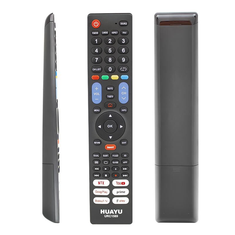 HUAYU KL URC1569 NETFLIX-YOUTUBE-PRIME VIDEO-GOOGLE PLAY-RAKUTEN TUŞLU 7IN1 UNİVERSAL LCD LED TV AKILLI KUMANDA (4944)