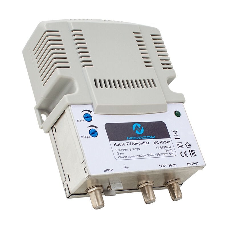 NOVACOM NC-KT340 47-862MHZ 34DB KABLO TV AMPLİFİER HAT YÜKSELTİCİ (4944)