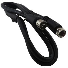 60 OHM DİŞİ / F ERKEK KABLO 1.2 METRE KABLO (4944)