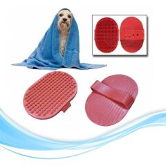 Ergonomik Masajlı Evcil Hayvan Kedi Köpek Yıkama Fırçası Aparatı (4944)