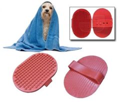 Ergonomik Masajlı Evcil Hayvan Kedi Köpek Yıkama Fırçası Aparatı (4944)
