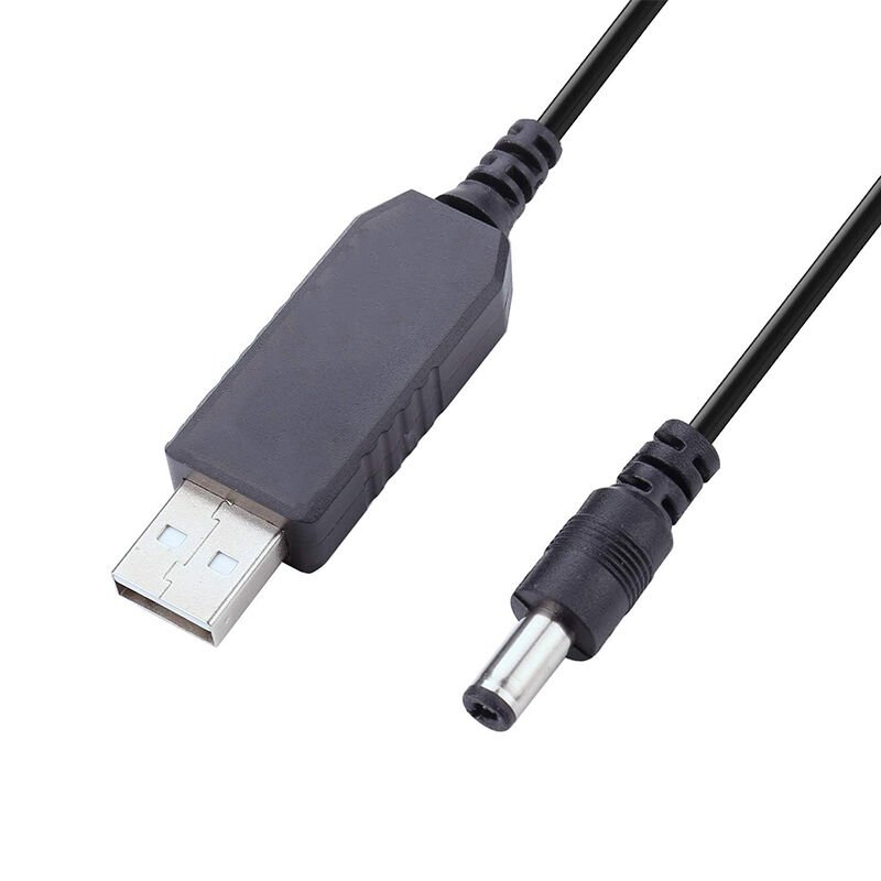 USB TO DC 5.5*2.5 MM UÇLU 9 VOLT 1 AMPER 5 VOLTU-9 VOLTA ÇEVİRİCİ ADAPTÖR (4944)