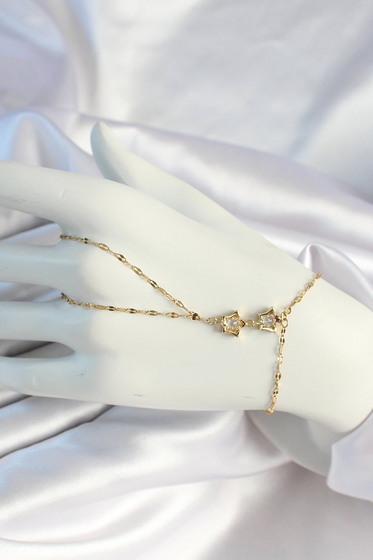 316L Çelik Zincirli Gold Renk Yıldız Şahmeran - TJ-SN663