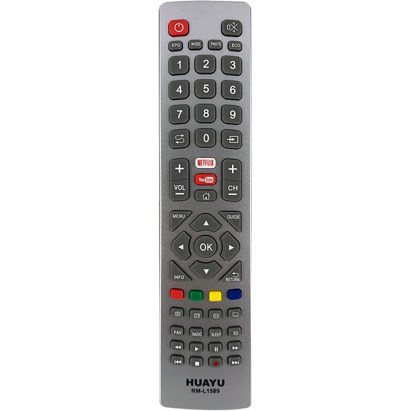 HUAYU KL RM-L1589 SHARP AQUOS NETFLIX-YOUTUBE TUŞLU LCD-LED UNIVERSAL KUMANDA (4944)