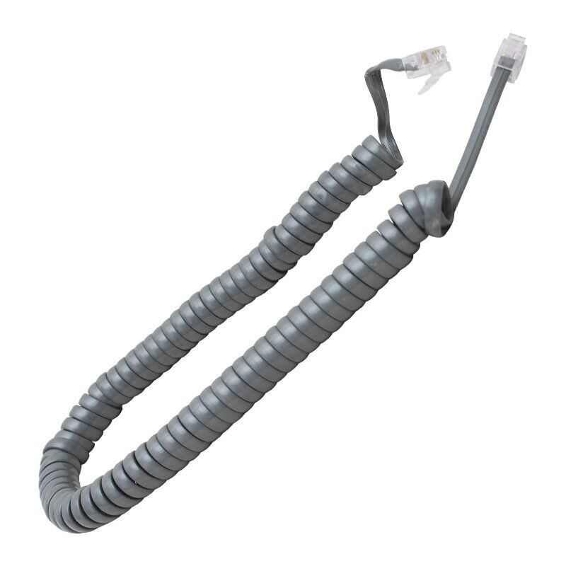 TELEFON SPIRAL KABLO GRİ ELEKTROMER (4944)