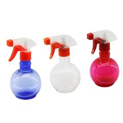 350ML RENKLİ ŞEFFAF TOMBUL - PLASTİK BOŞ SPREY PÜSKÜRTÜCÜ ŞİŞE (4944)