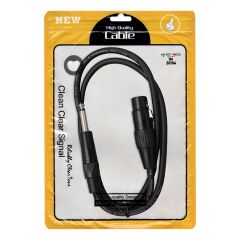 LD379 XLR CANON DİŞİ + 6.3MM MONO ERKEK 1 METRE KABLO (4944)