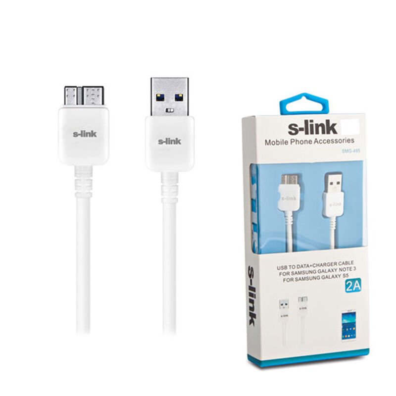S-LINK SMG-495 NOTE3 DATA+ŞARJ KABLOSU (4944)