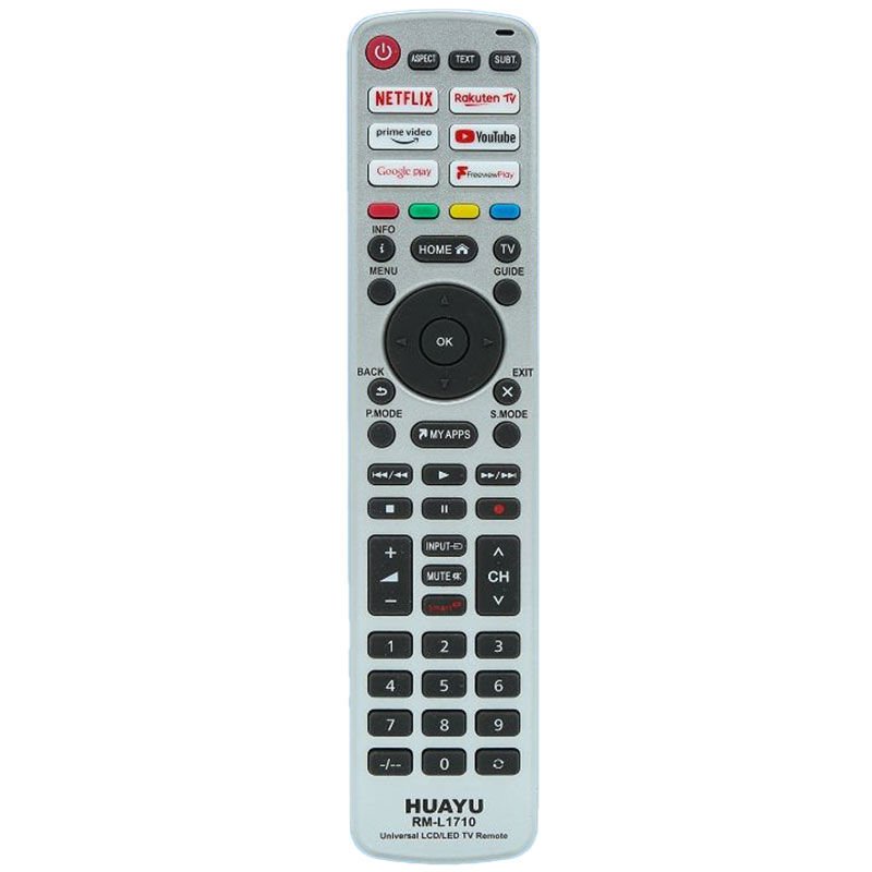 HUAYU KL RM-L1710 UNIVERSAL NETFLIX-PRIME VIDEO-YOUTUBE-RAKUTEN TV-GOOGLE PLAY TUŞLU LCD LED TV KUMANDASI (4944)