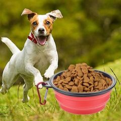 Katlanabilir Kedi Köpek Mama ve Su Kabı Köpek Oyuncağı (4944)