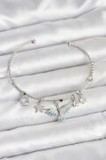 Anka Kuşu Charmlı Gümüş Renk Pirinç Kadın Bileklik - TJ-BB8040