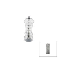 KÜÇÜK   ŞEFFAF MİKA KRİSTAL PLASTİK  BAHARAT ÖĞÜTÜCÜ (4944)