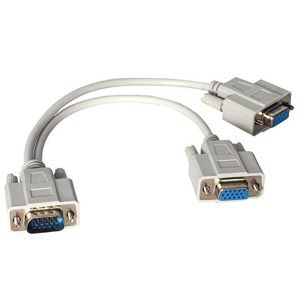 X VGA ERKEK / 2 X VGA DİŞİ 30 CM VGA ÇATAL KABLO * PLATOON PL-7275 (4944)