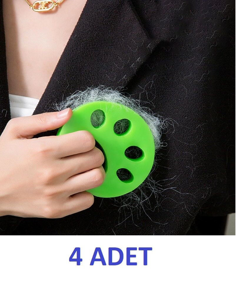 Çamaşır Makinesi Ve Evcil Hayvanlar İçin Tüy Toplayıcı Yıkanabilir Aparat 4 Adet (4944)