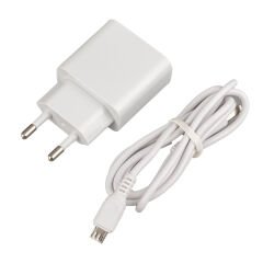 WK-21436 M7 2.1 AMPER ŞARJ BAŞLIK ADAPTÖRÜ + MICRO USB KABLO (NO:3) (4944)