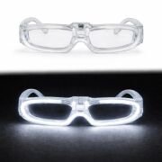 Beyaz LED Işıklı Parti Gözlüğü 3 Modlu – Glow & Gece Eğlence Gözlüğü