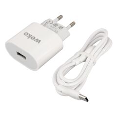 WK-21442 PDU QC 3.0 AMPER ŞARJ BAŞLIK ADAPTÖRÜ + TYPE-C KABLO (NO:1) (4944)
