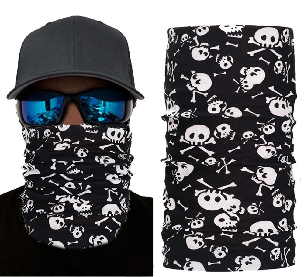Motorcu Boyunluk Baf Buff Bandana 25x48 cm Model 1 (4944)