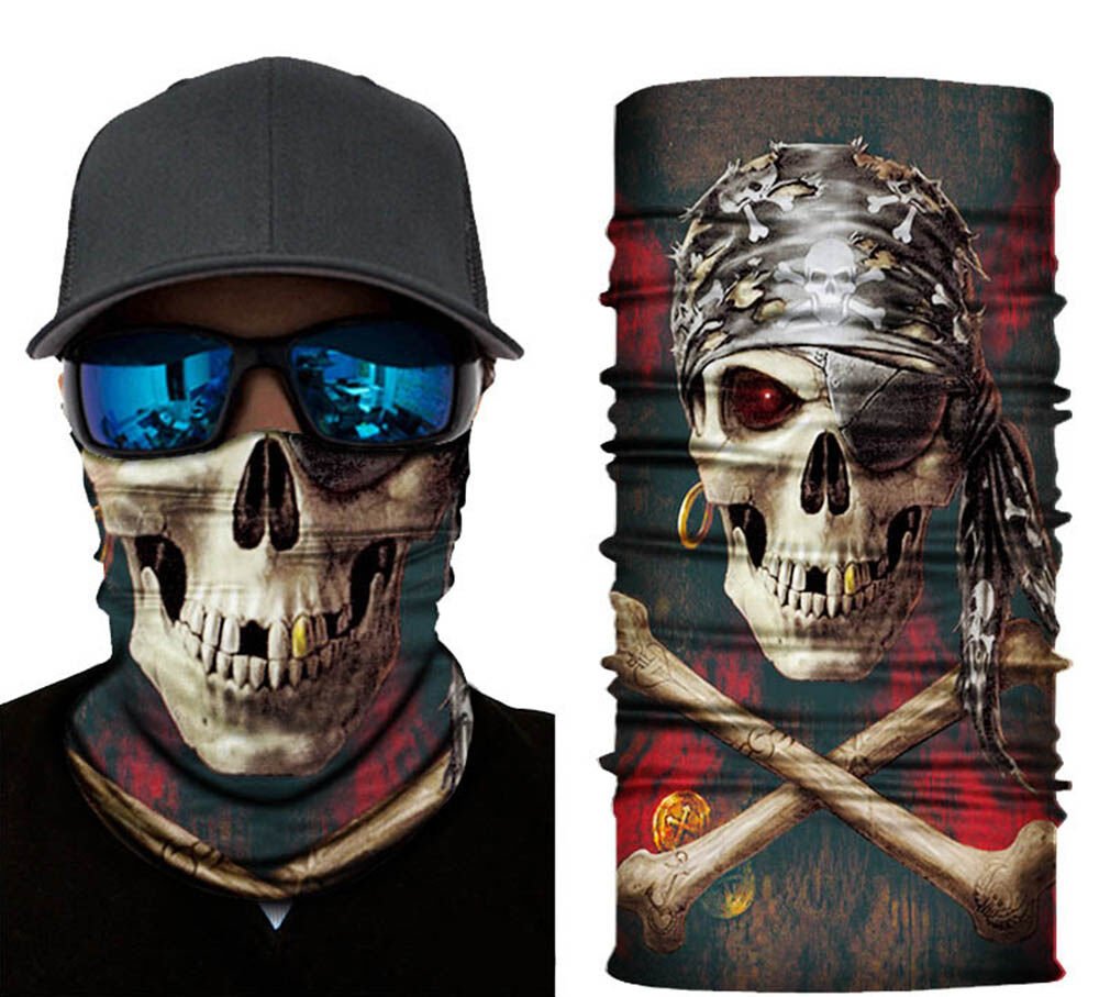 Motorcu Boyunluk Baf Buff Bandana 25x48 cm Model 2 (4944)