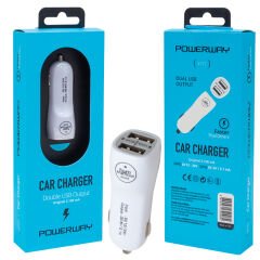 ÇİFT USBLİ 2.1 AMPER ÇAKMAKLIK ARAÇ ŞARJ CİHAZI (4944)