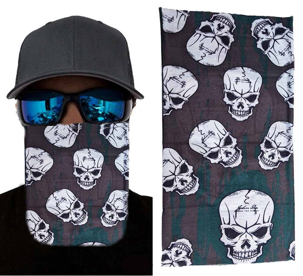 Motorcu Boyunluk Baf Buff Bandana 25x48 cm Model 4 (4944)