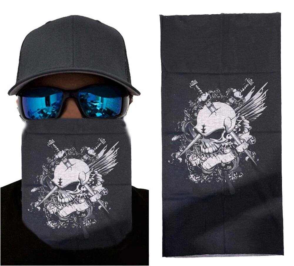 Motorcu Boyunluk Baf Buff Bandana 25x48 cm Model 6 (4944)