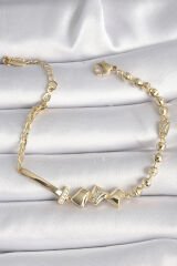 Pirinç Gold Renk Zirkon Taş Detay Xuping VIP Exclusive Seri Bileklik - TJ-BB6502