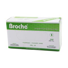 BROCHE  S  PUDRASIZ MUAYENE ELDİVENİ 100LÜ (4944)
