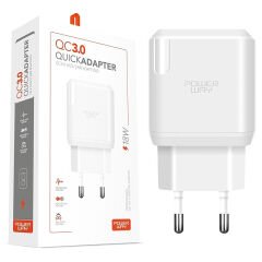 HIZLI 3000 MA 18W TÜM TELEFONLARA UYUMLU USB ŞARJ KAFA BAŞLIK ADAPTÖRÜ (4944)