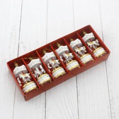 Dekoratif 6'li Beyaz Mini Atlı Karınca