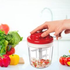5 Bıçaklı Ipli El Rondosu Pratik Sebze Doğrayıcı (4944)