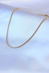 316L Çelik Gold Renk Erkek Kolye - TJ-ERK1312