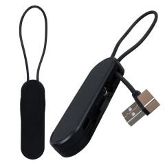 SİYAH 3İN1 (TYPE C- LİGHTNİNG- MİCRO USB) MANYETİK UÇ TAŞINABİLİR ŞARJ KABLOSU (4944)