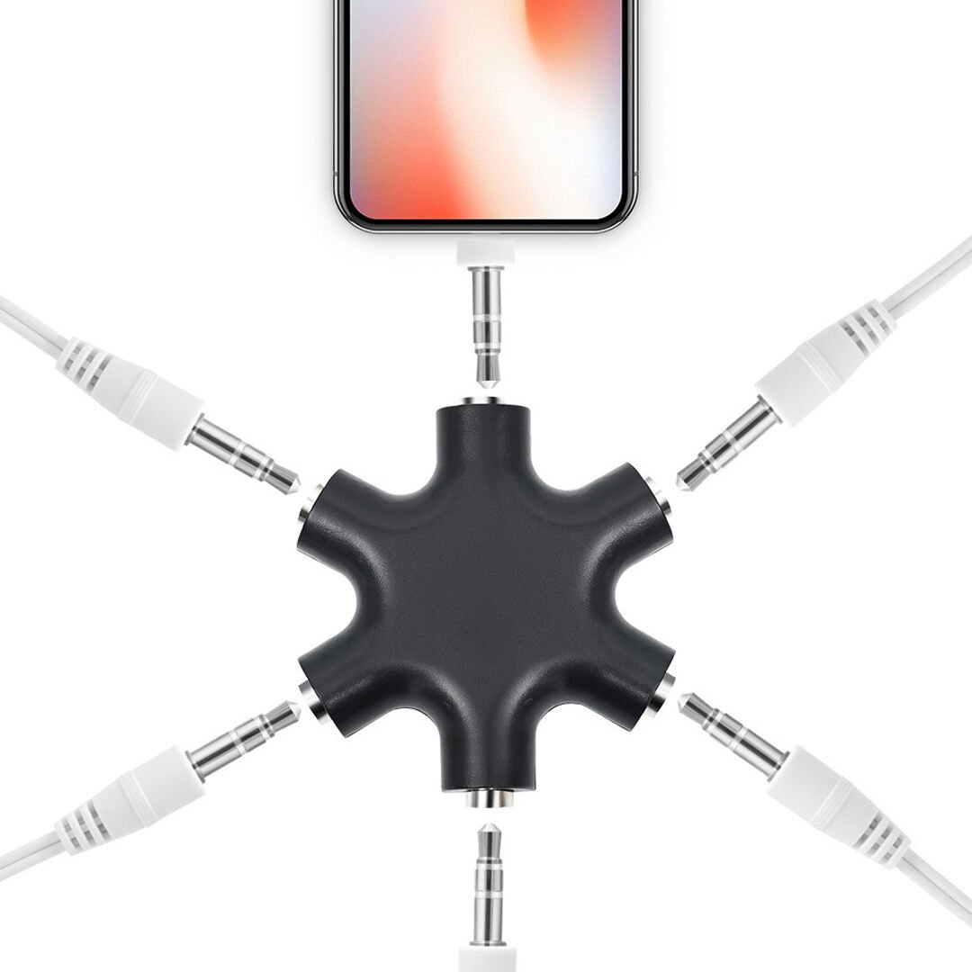 6LI 3.5MM STEREO AUX ÇOKLAYICI (4944)