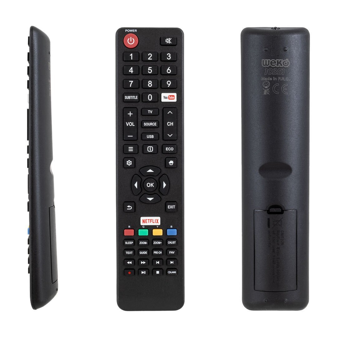 KL TESLA 06-532W54-TLA1XS YOUTUBE-NETFLIX TUŞLU LCD LED TV KUMANDA (4944)